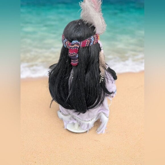 Native American Porcelain Doll (EUC) - Picture 4 of 5